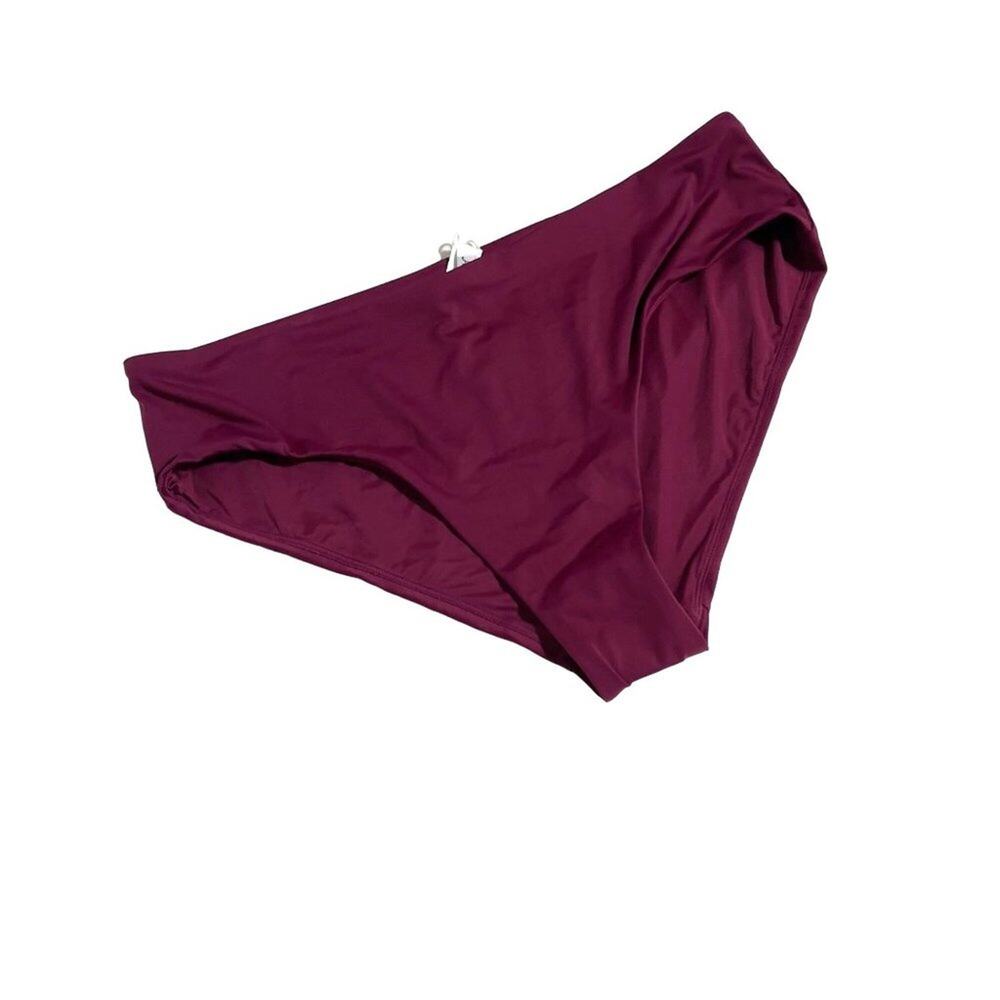 Andie Swimwear The Hipster Full Coverage Lined Bottom Plum NWT XXL